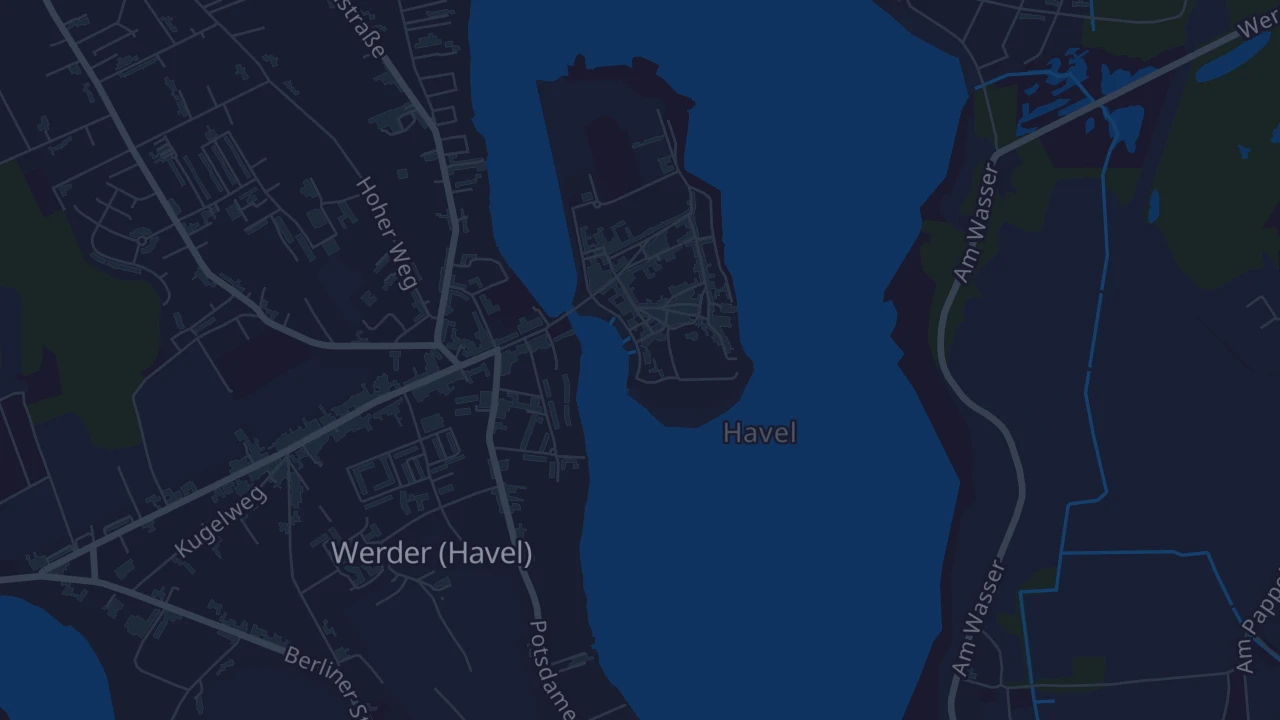Karte von Werder (Havel)