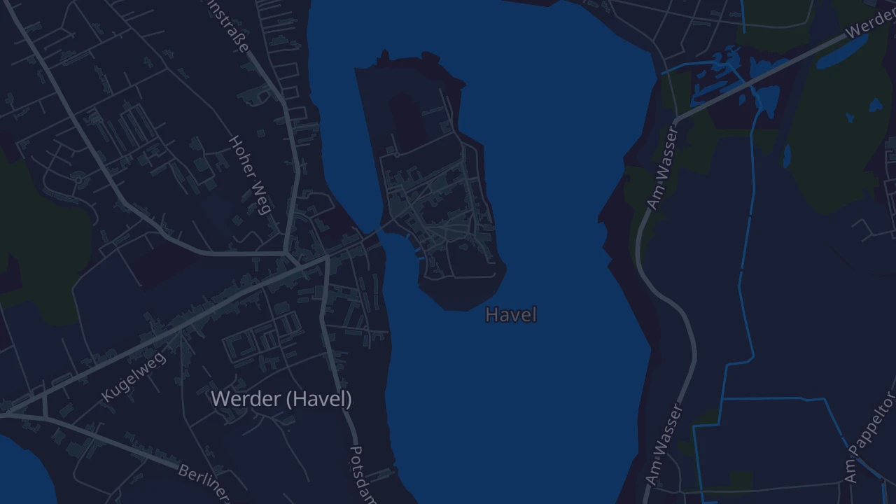 Karte von Werder (Havel)