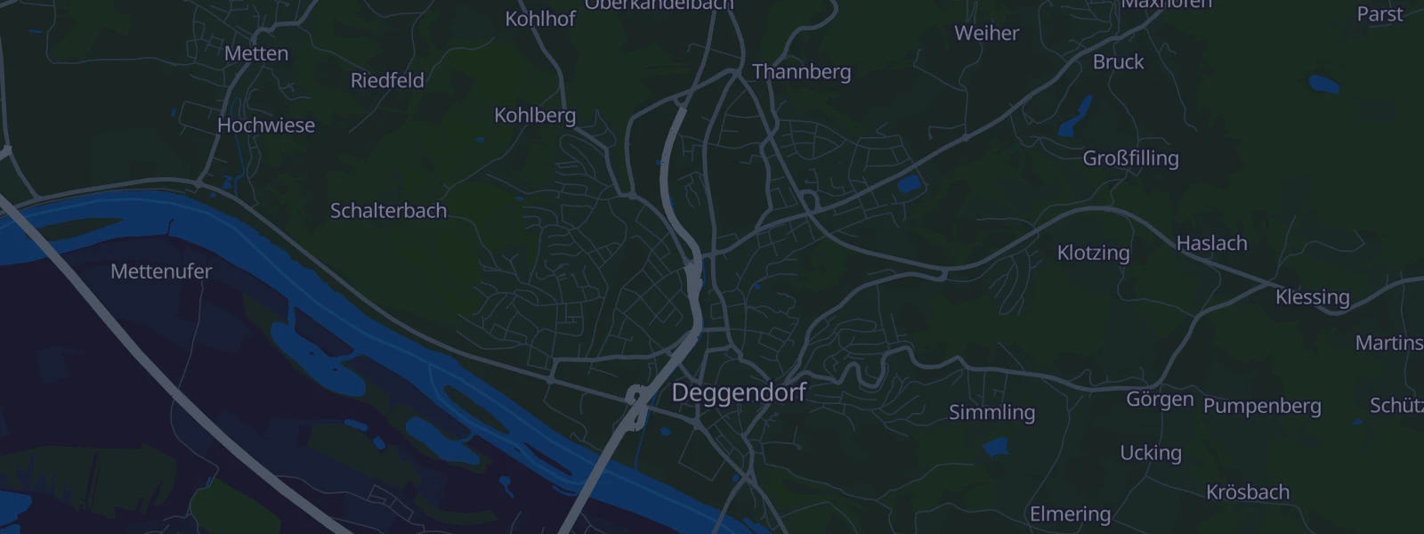 Karte von Deggendorf