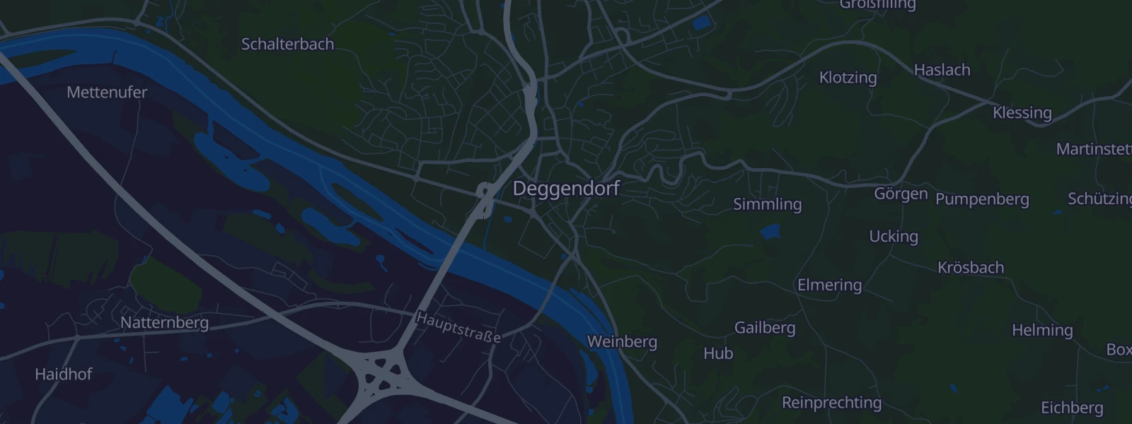 Karte von Deggendorf