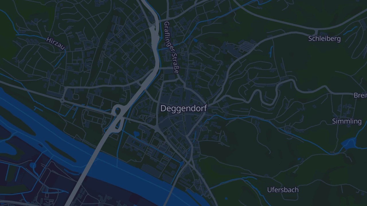 Karte von Deggendorf