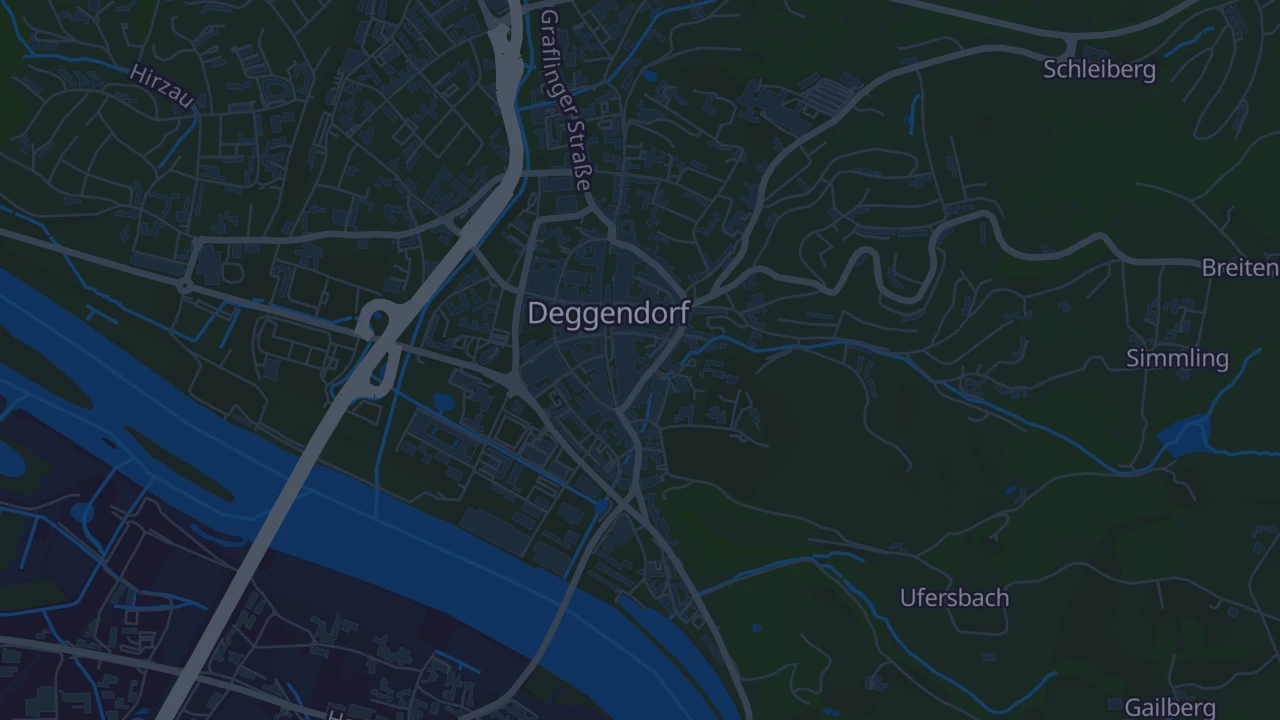 Karte von Deggendorf