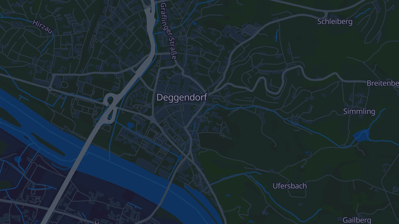 Karte von Deggendorf