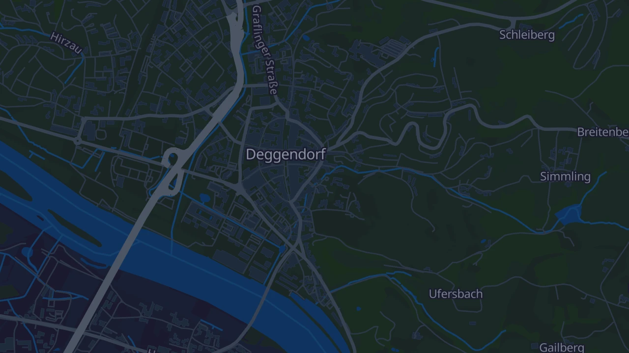 Karte von Deggendorf
