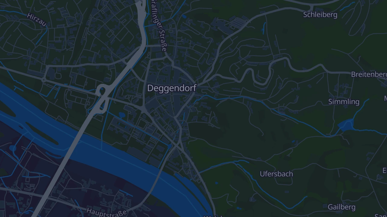 Karte von Deggendorf