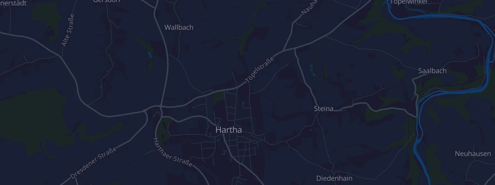 Karte von Hartha