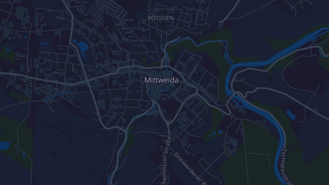 Karte von Mittweida