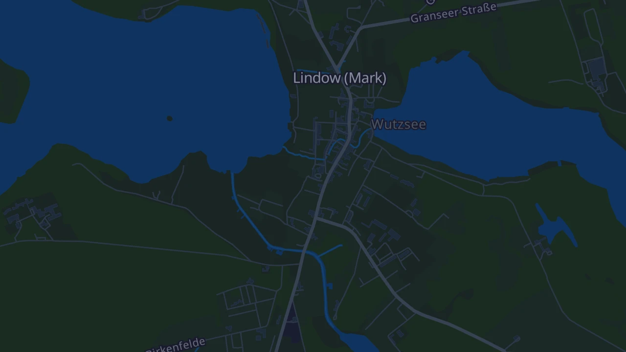 Karte von Lindow (Mark)