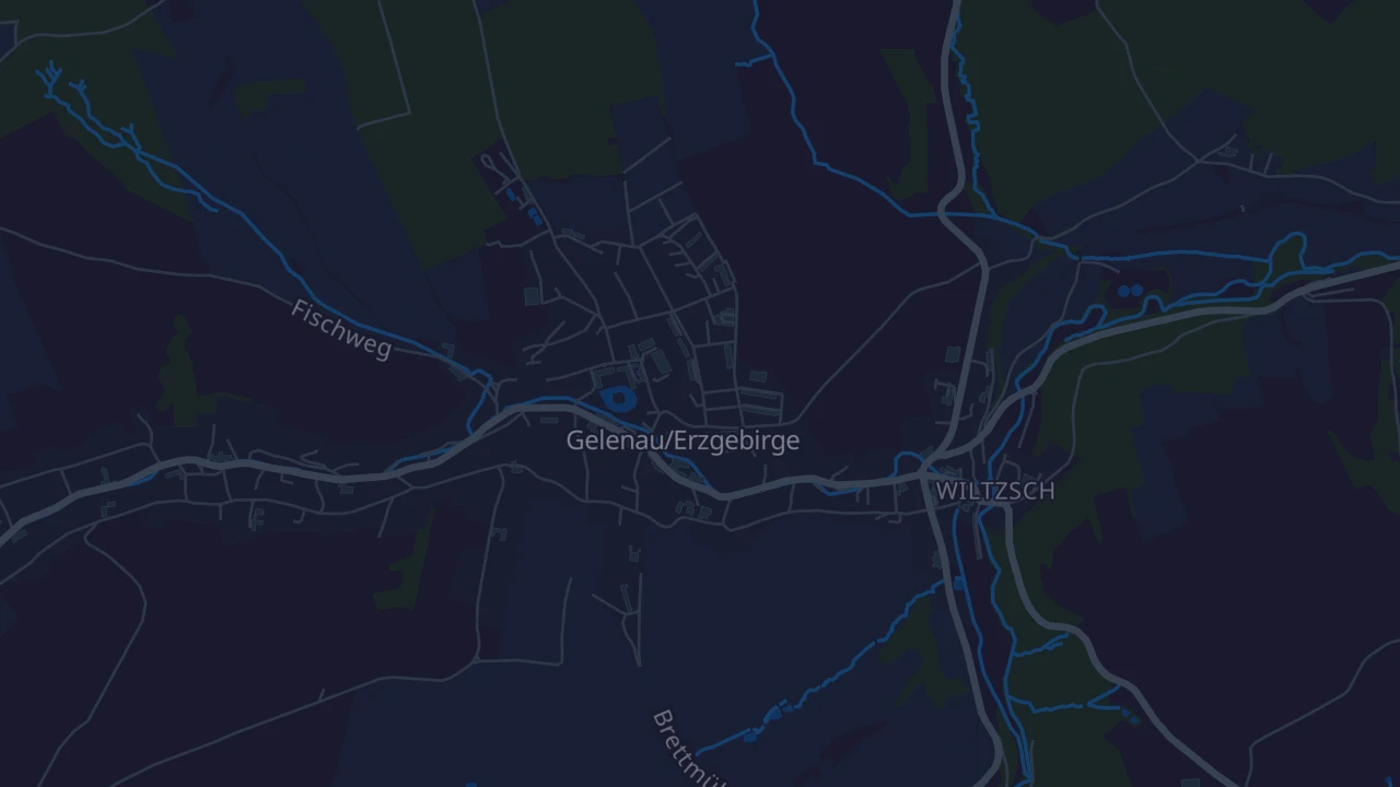 Karte von Gelenau/Erzgebirge