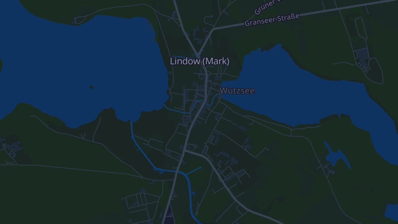 Karte von Lindow (Mark)