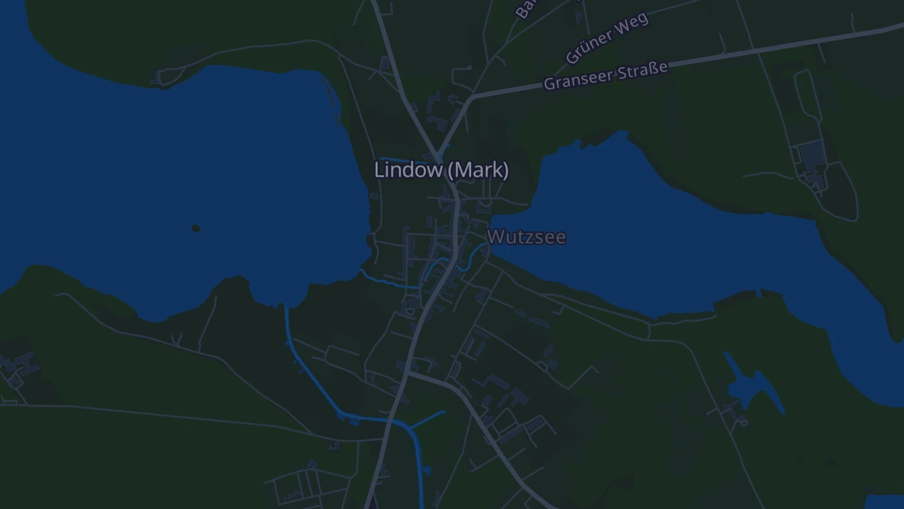 Karte von Lindow (Mark)