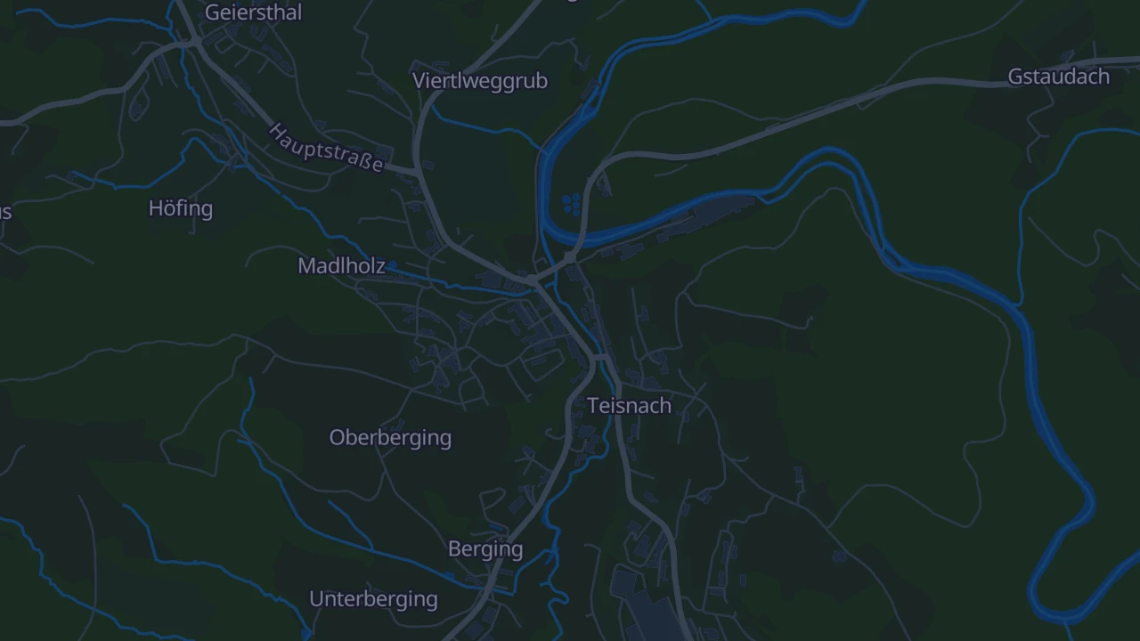 Karte von Teisnach