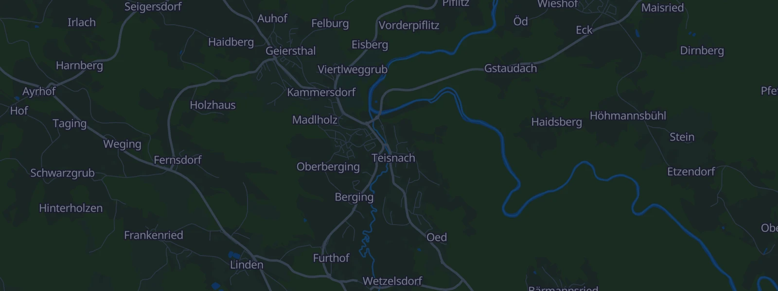 Karte von Teisnach