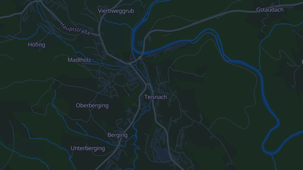 Karte von Teisnach