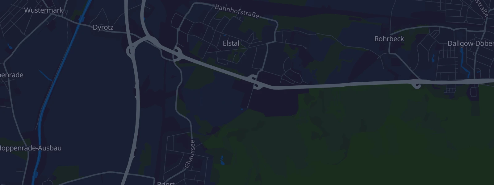 Karte von Wustermark
