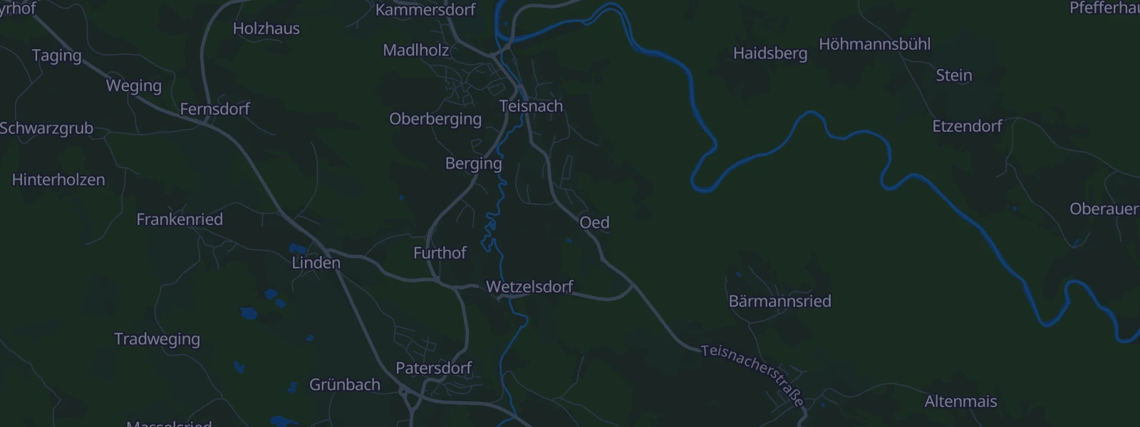 Karte von Teisnach