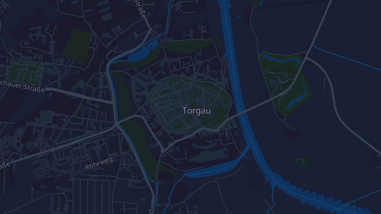 Karte von Torgau