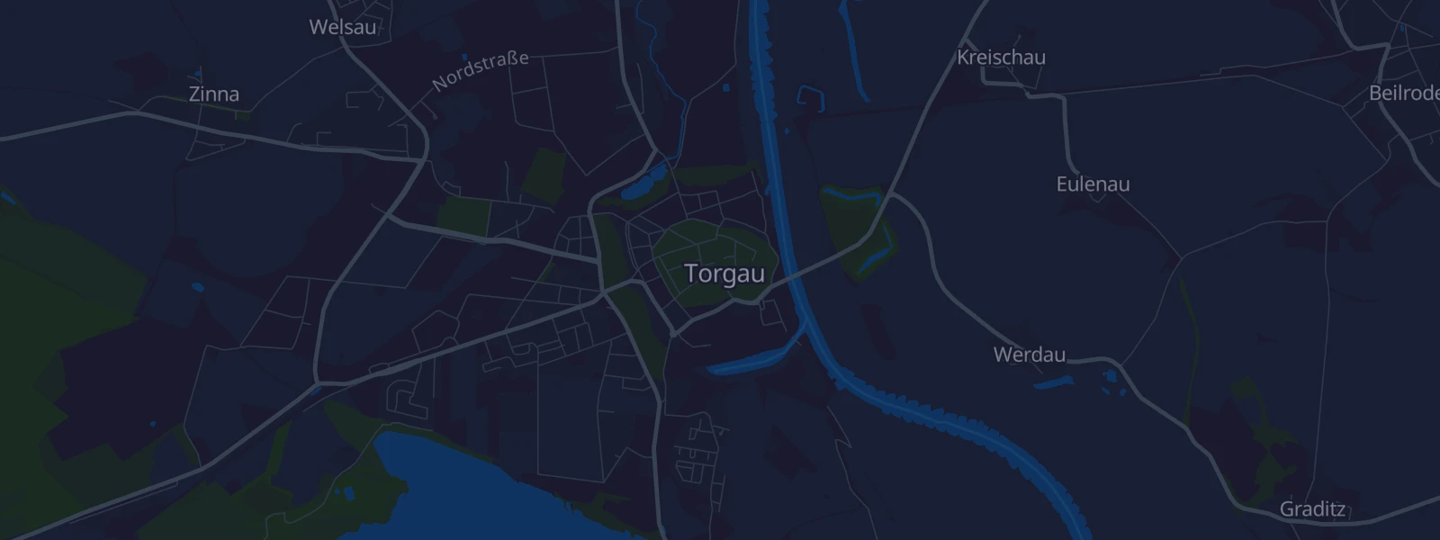 Karte von Torgau
