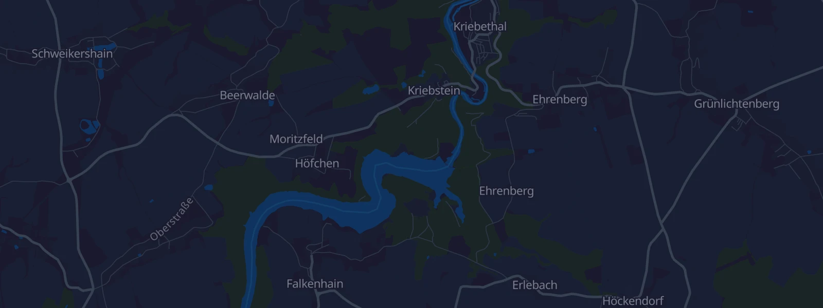 Karte von Kriebstein