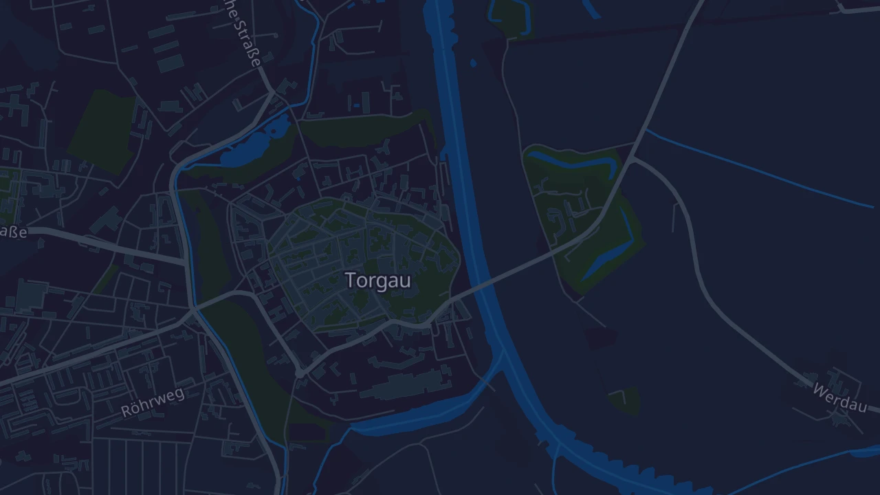 Karte von Torgau