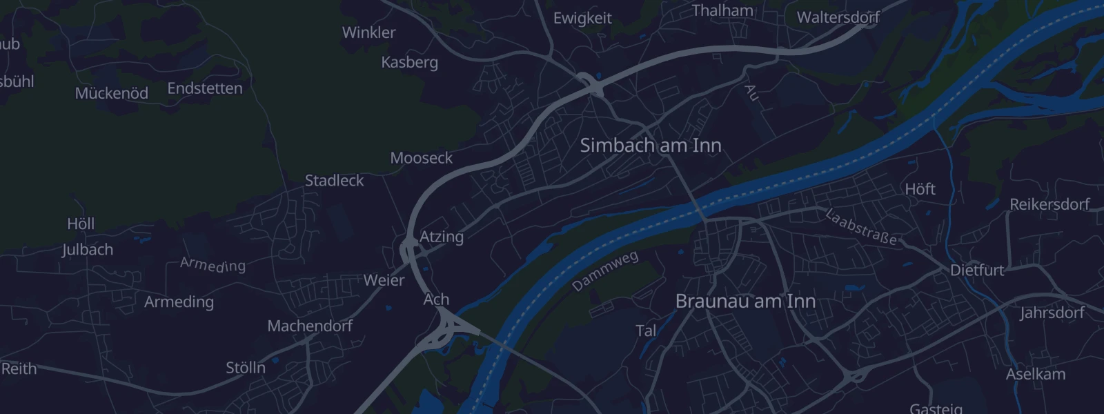 Karte von Simbach