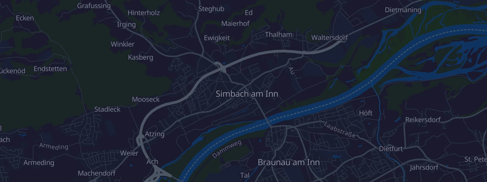 Karte von Simbach am Inn