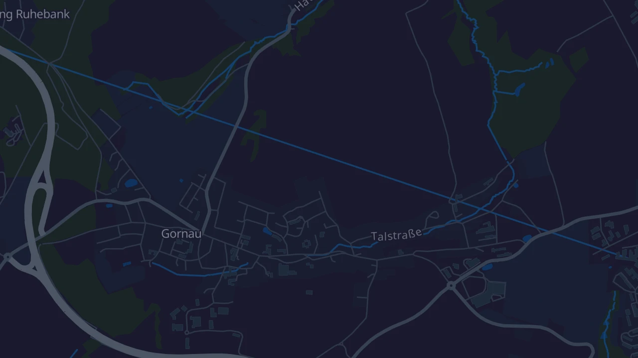 Karte von Gornau/Erzgebirge