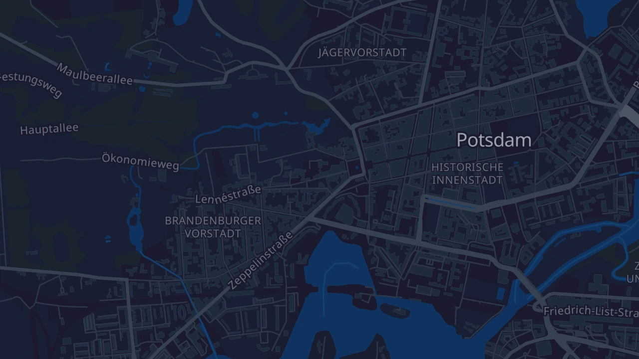 Karte von Potsdam