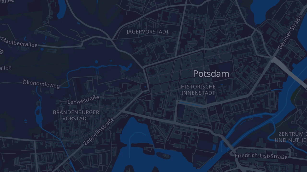 Karte von Potsdam