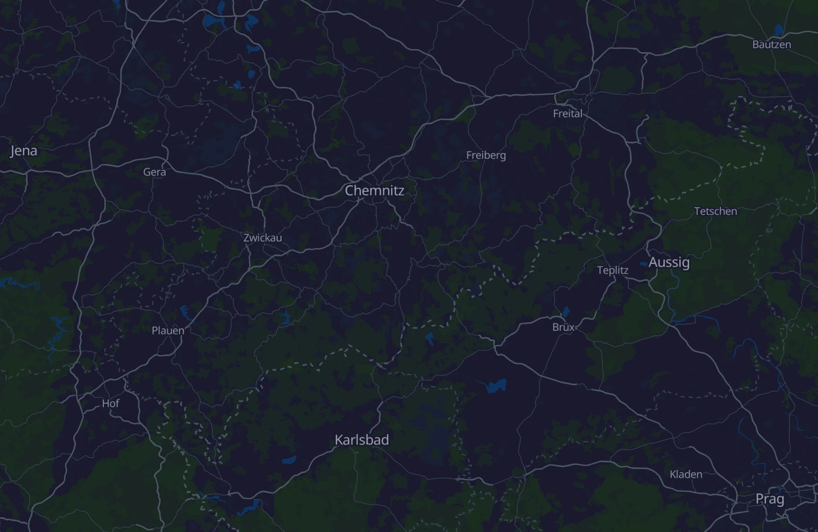 Karte: Umkreis von 40 km