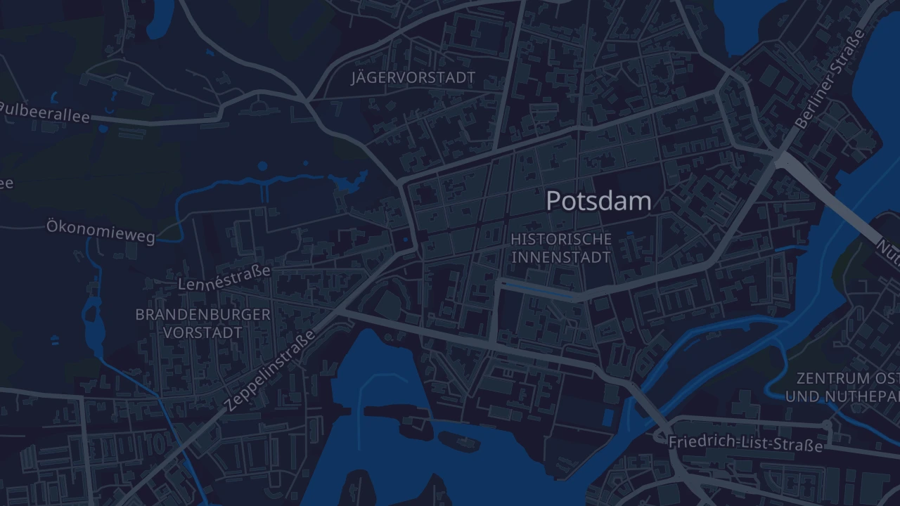 Karte von Potsdam