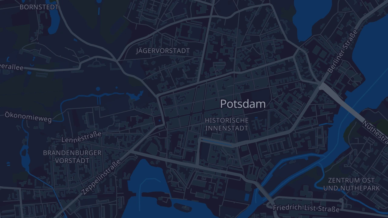 Karte von Potsdam