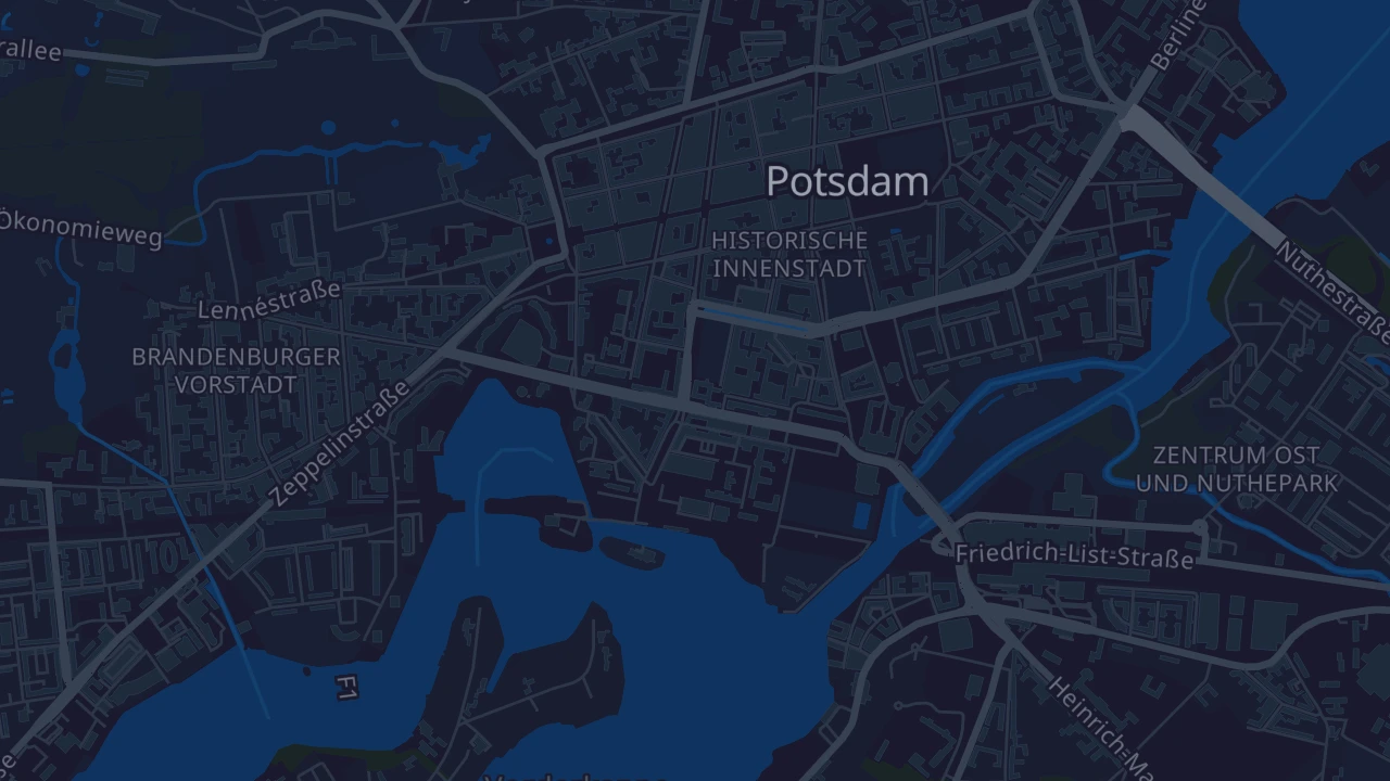 Karte von Potsdam