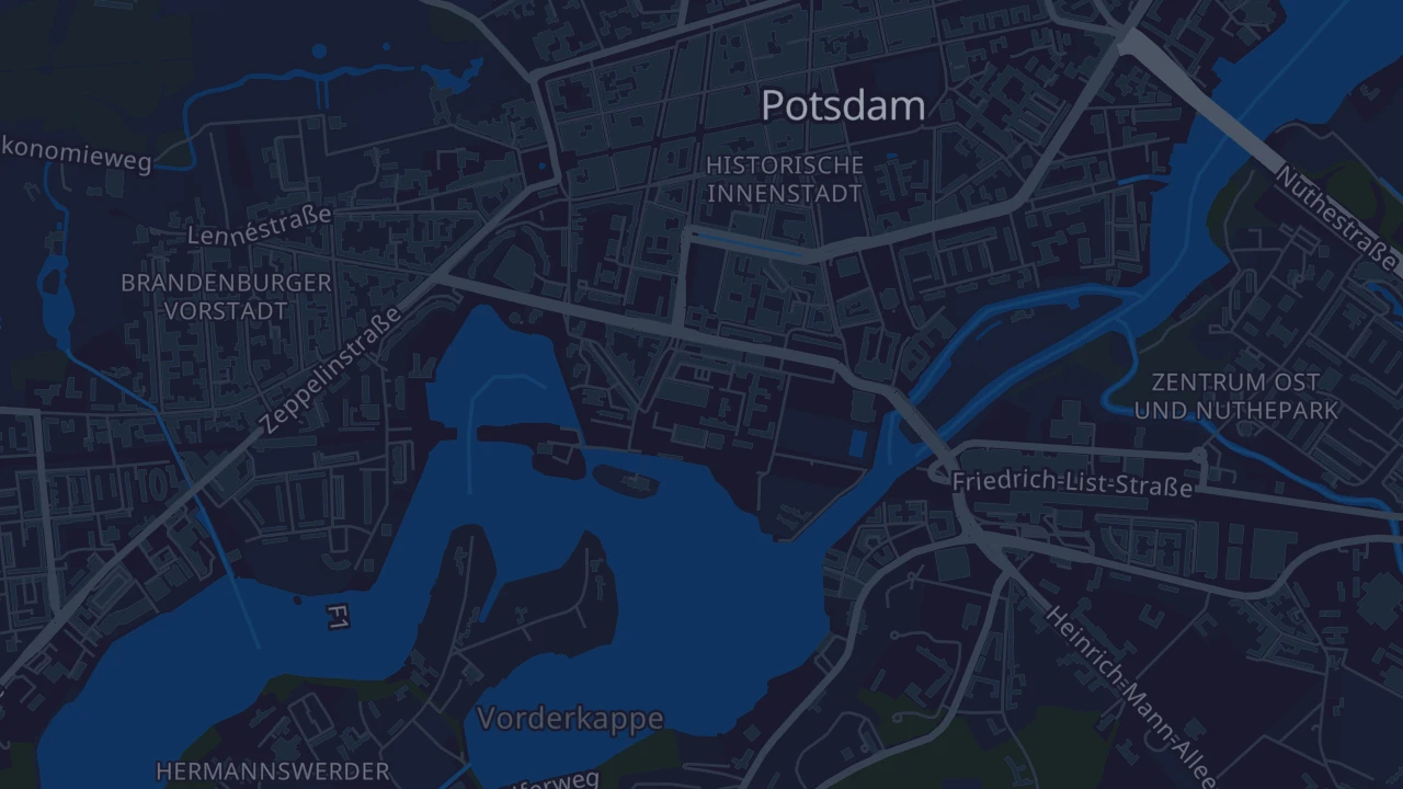 Karte von Potsdam