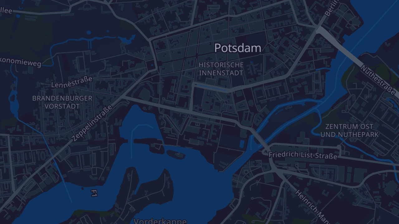 Karte von Potsdam