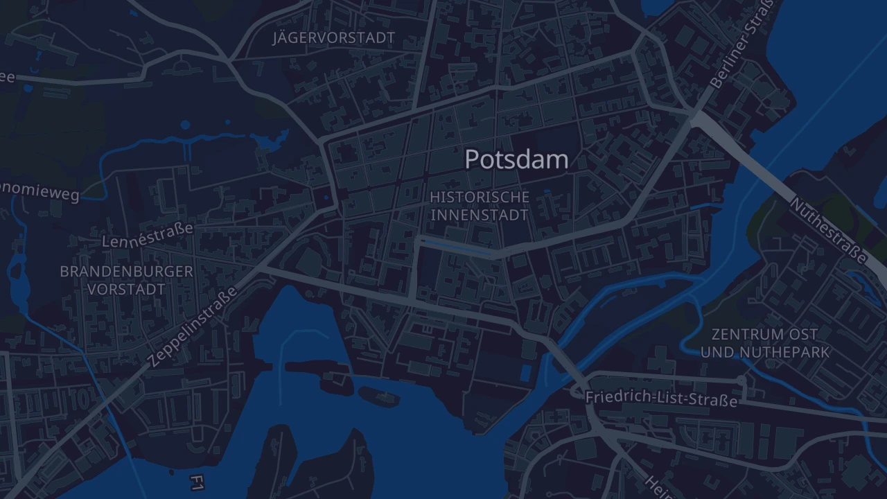Karte von Potsdam