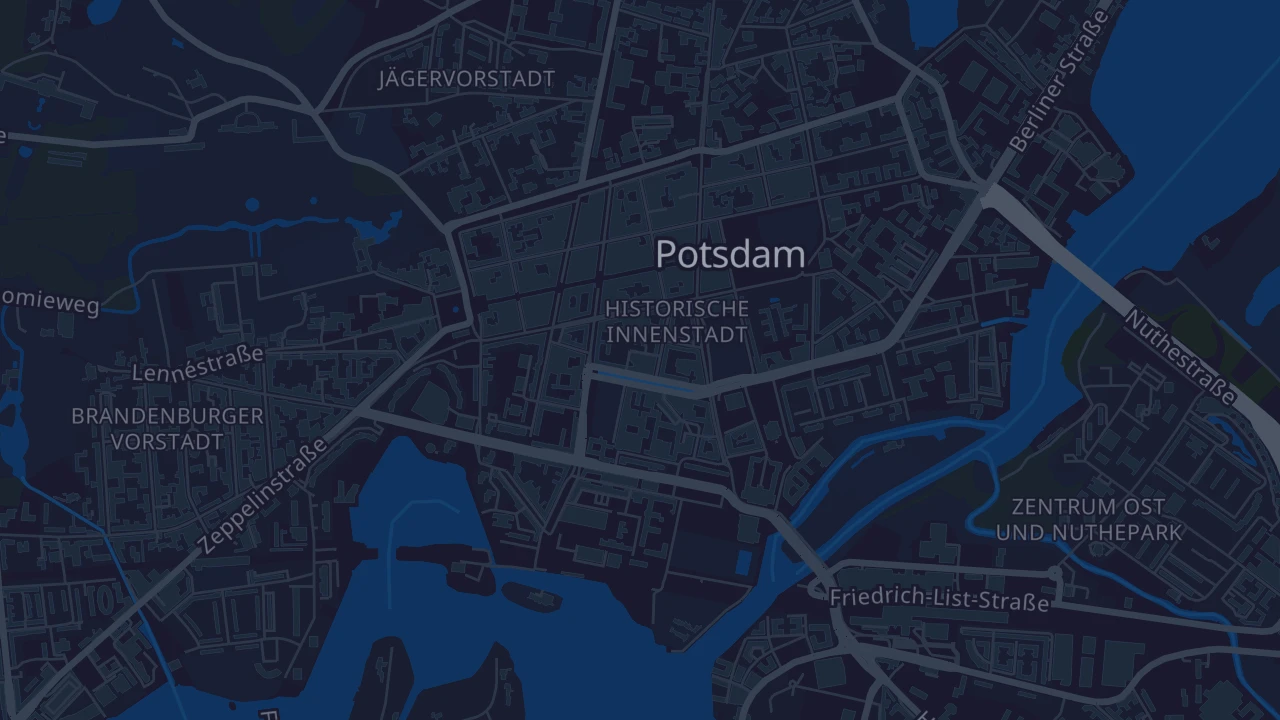 Karte von Potsdam