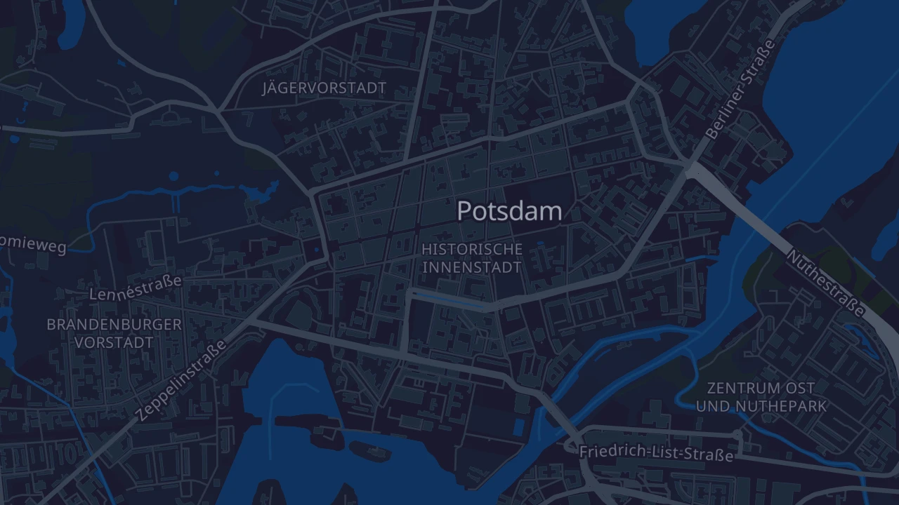 Karte von Potsdam