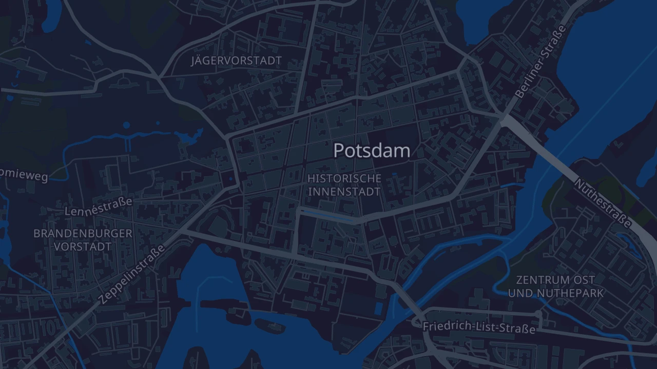 Karte von Potsdam