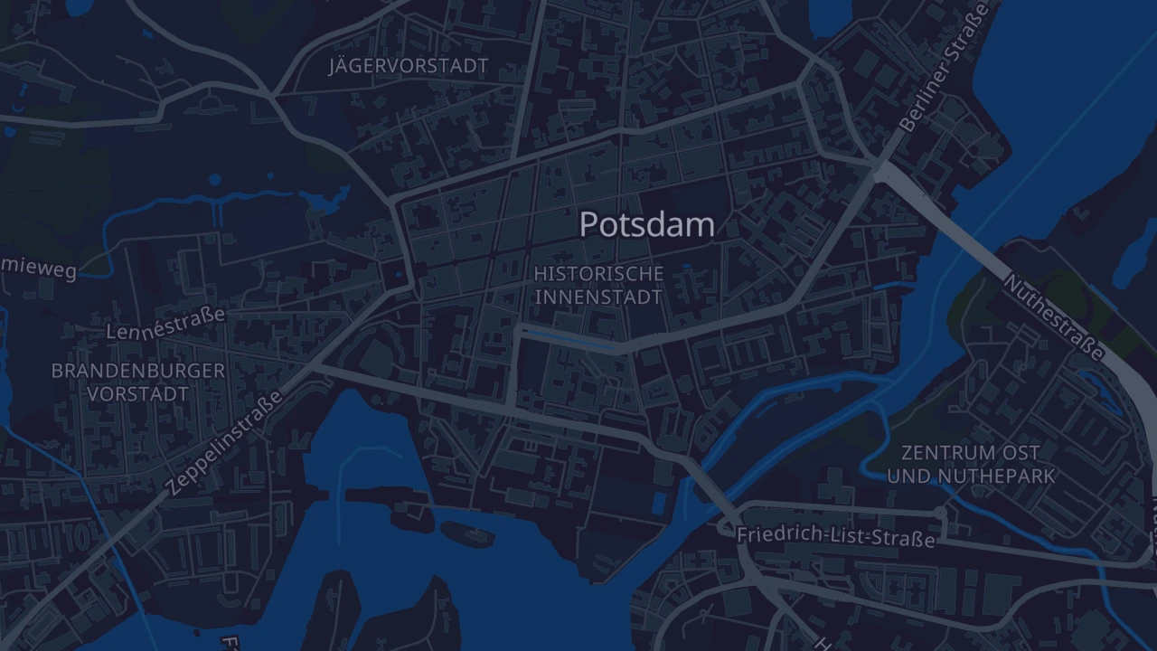 Karte von Potsdam