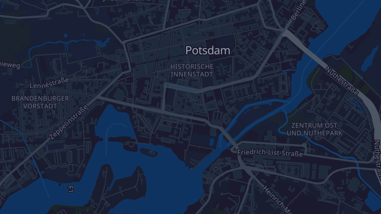 Karte von Potsdam