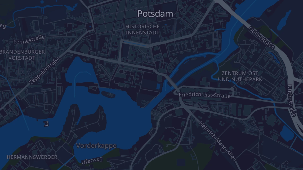 Karte von Potsdam