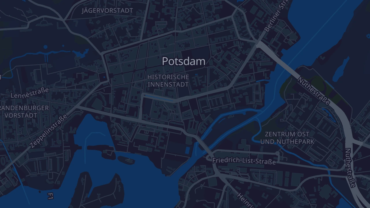 Karte von Potsdam