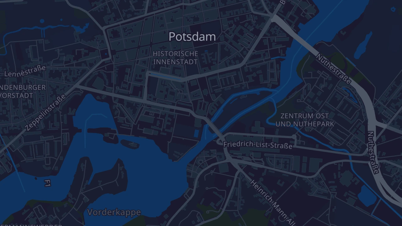 Karte von Potsdam
