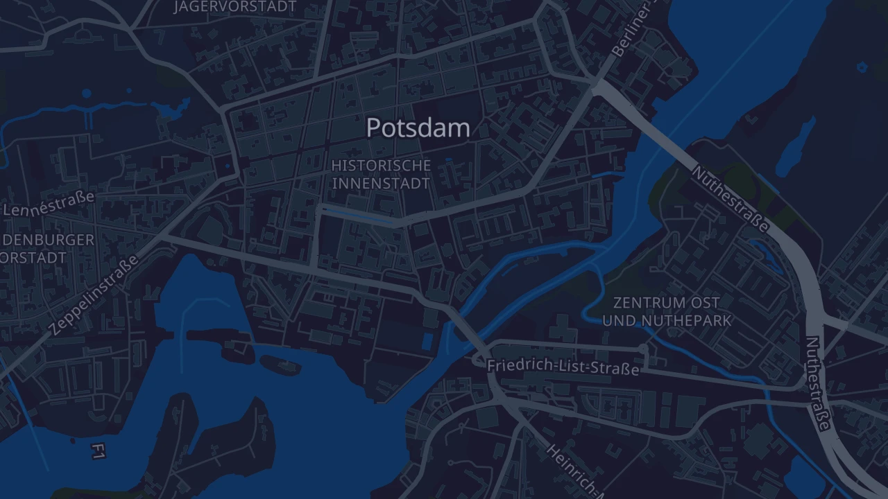 Karte von Potsdam