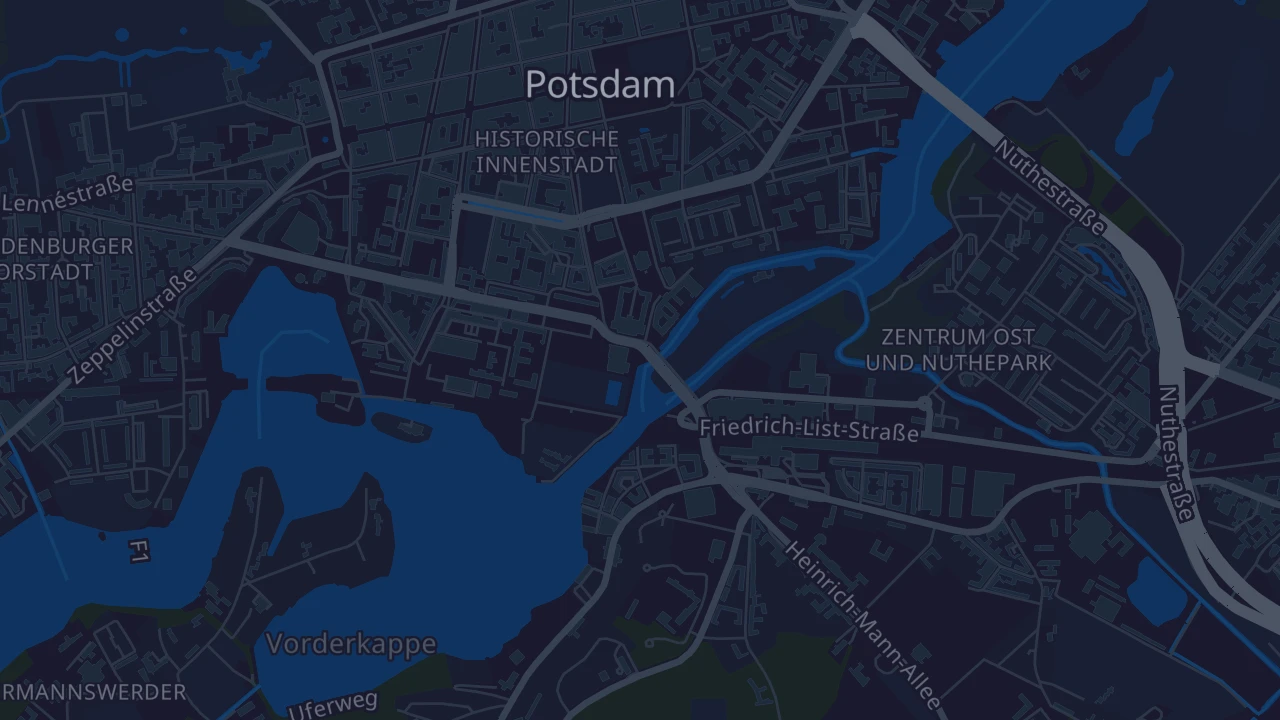 Karte von Potsdam
