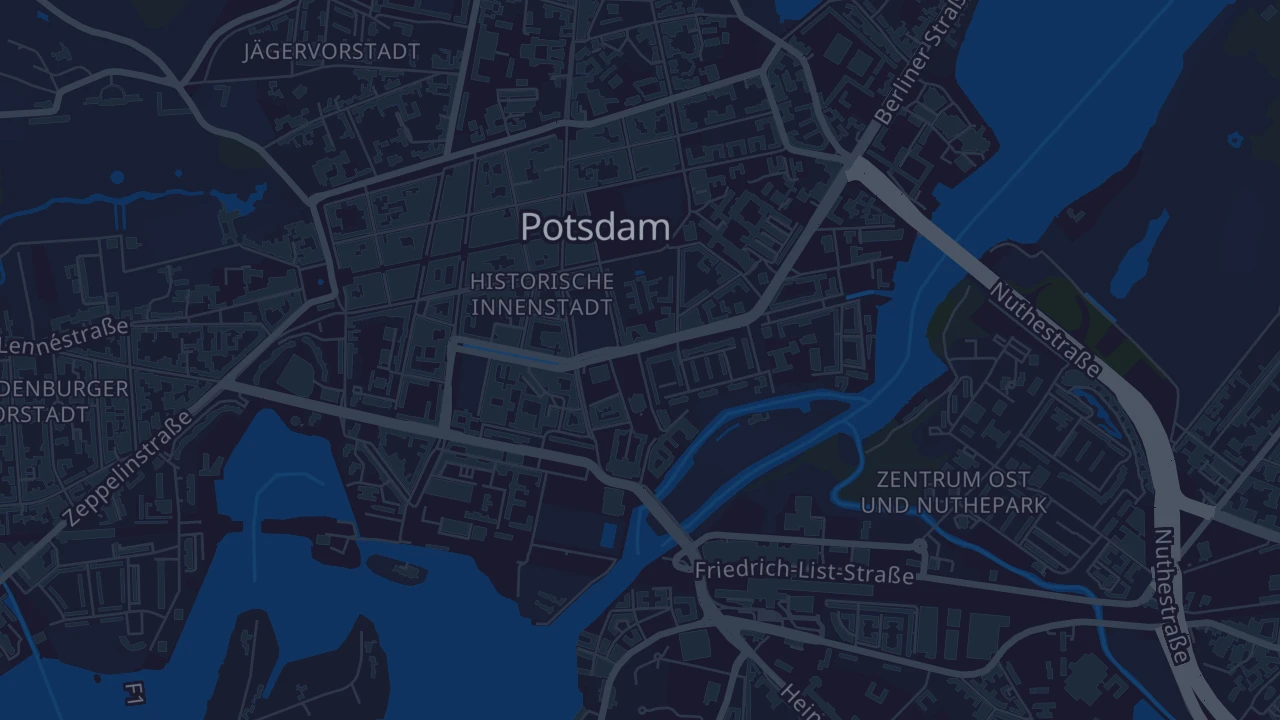 Karte von Potsdam