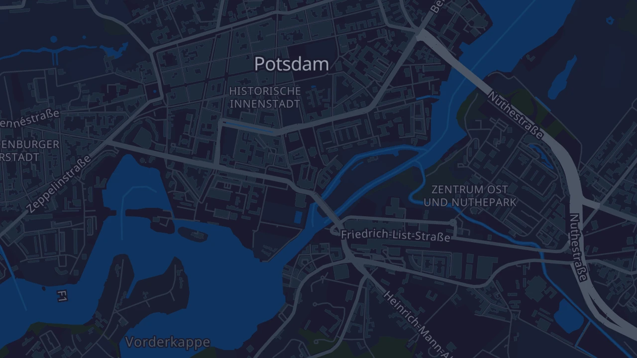 Karte von Potsdam