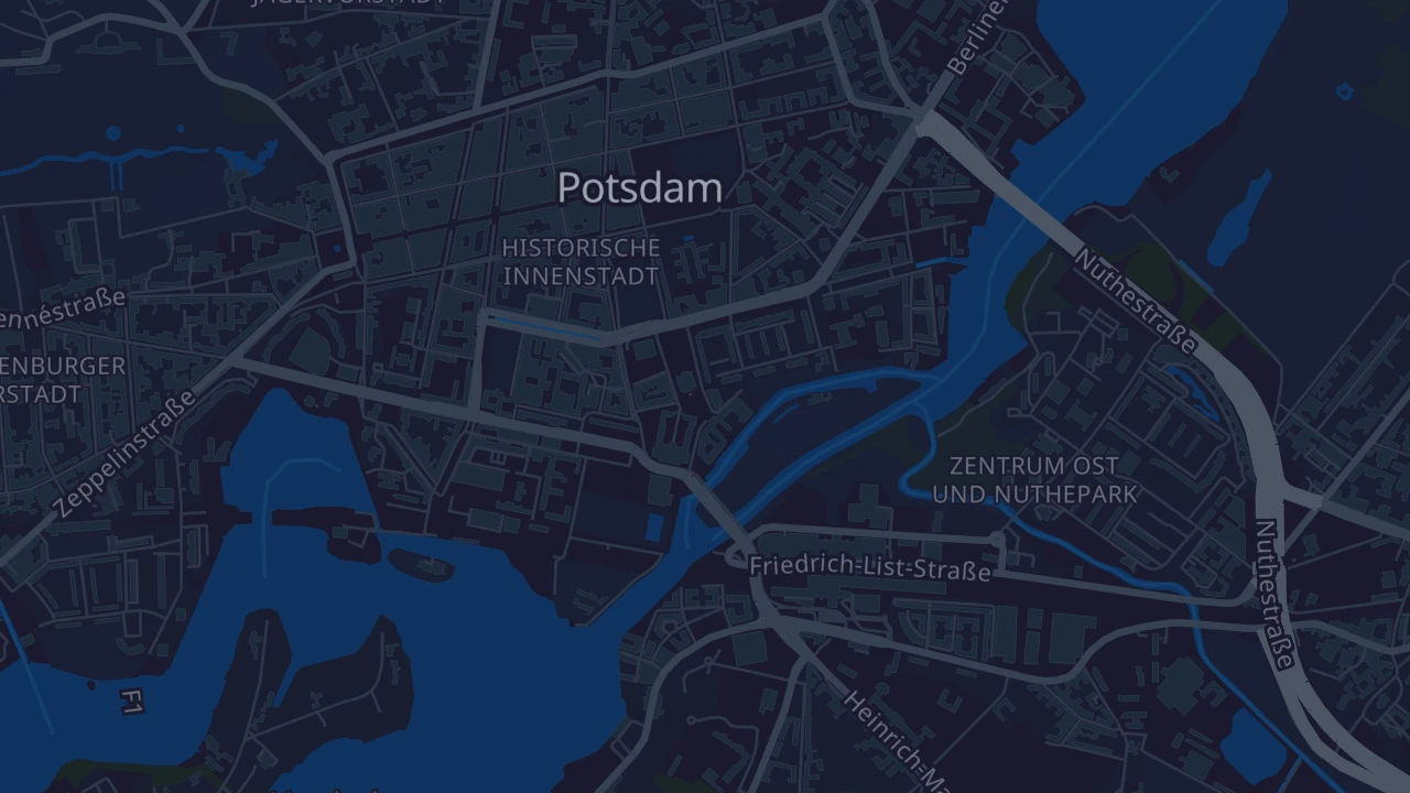 Karte von Potsdam