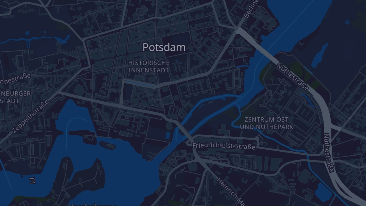 Karte von Potsdam